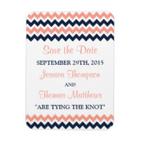 The Modern Chevron Wedding Collection- Pink & Navy