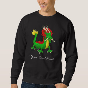 The modern Chinese azure dragon Sweatshirt