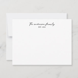 The Modern Family Minimalist Card