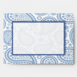 The Modern Paisley Wedding Collection - Blue Envelope