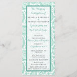 The Modern Paisley Wedding Collection - Green Programme<br><div class="desc">Simple yet elegant, the modern paisley wedding collection is a stunning design featuring a lovely paisley print in a soft green and white colour, which is perfect for any modern wedding celebration. These programs can be personalised for your special occasion and would make the perfect order of service for your...</div>