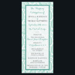 The Modern Paisley Wedding Collection - Green Programme<br><div class="desc">Simple yet elegant, the modern paisley wedding collection is a stunning design featuring a lovely paisley print in a soft green and white colour, which is perfect for any modern wedding celebration. These programs can be personalised for your special occasion and would make the perfect order of service for your...</div>
