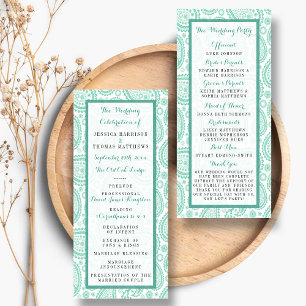 The Modern Paisley Wedding Collection - Green Programme