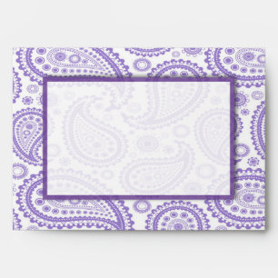 The Modern Paisley Wedding Collection - Purple Envelopes