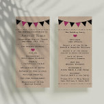 The Modern Pink Bunting Wedding Collection Programme<br><div class="desc">The Modern Pink Bunting Wedding Collection - Programs 
 
  VIEW MATCHING ITEMS FOR THIS COLLECTION</div>