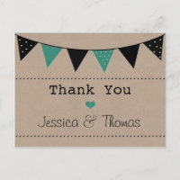 The Modern Turquoise Bunting Wedding Collection
