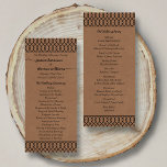 The Modern Whimsical Kraft Wedding Collection Programme<br><div class="desc">The Modern Whimsical Kraft Wedding Collection - Program Templates 
 
  VIEW MATCHING ITEMS FOR THIS COLLECTION</div>