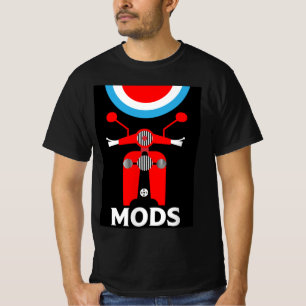 The Mods - Mods And Rockers - British Music   T-Shirt