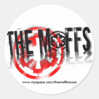 The Moffs Myspace... Classic Round Sticker