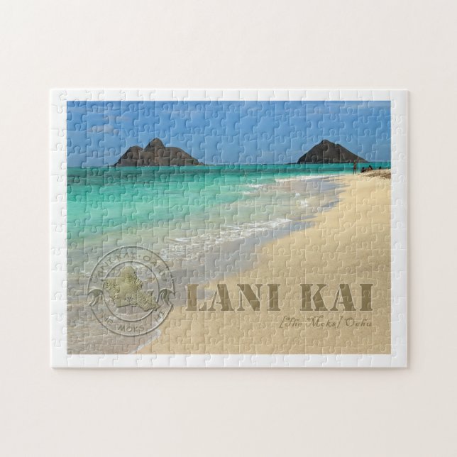 The "Moks" Island of Oahu postcard puzzle (Horizontal)