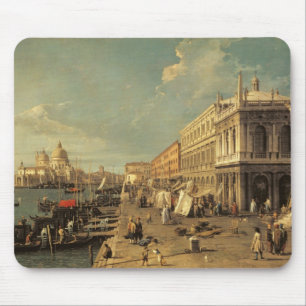 The Molo and the Zecca, Venice (oil on canvas) Mouse Pad