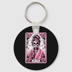 The Mom Funny Tarot Card Woman Skeleton Mother Sku Key Ring