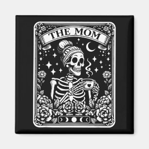 The Mom Funny Tarot Card Woman Skeleton Mother Sku Magnet