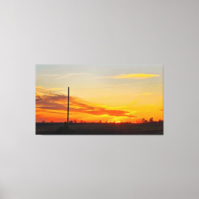 The Moment Before Night Canvas Print (Front)