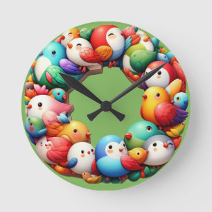 the moment round clock