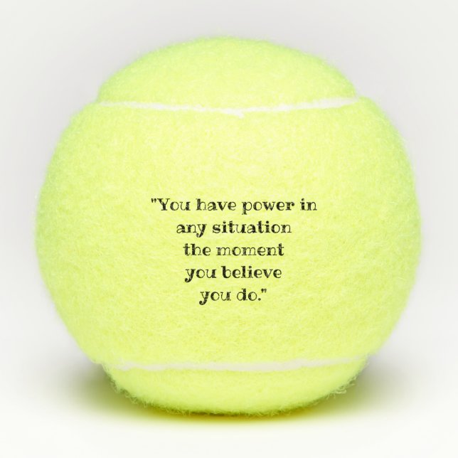 The Moment You Believe Tennis Ball (Front)