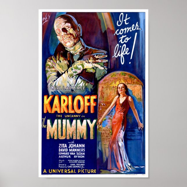 The Mommy Vintage Horror Movie Poster (Front)