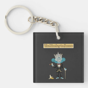 The Mon-key To success gift  Key Ring