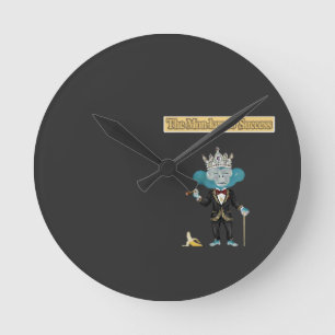 The Mon-key To success gift Round Clock
