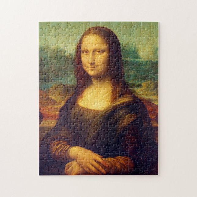 The Mona Lisa by Leonardo Da Vinci Jigsaw Puzzle (Vertical)