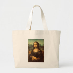 The Mona Lisa by Leonardo da Vinci Large Tote Bag
