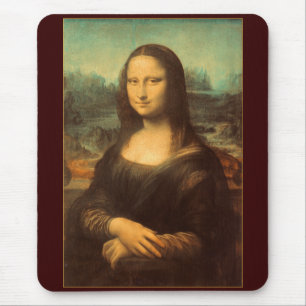 The Mona Lisa by Leonardo da Vinci Mouse Pad