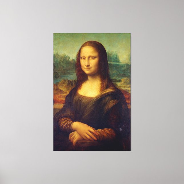 The Mona Lisa Canvas Print (Front)