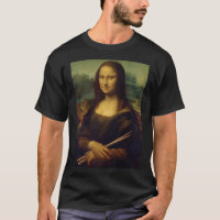 The Mona Lisa Holding Drum Sticks Funny Drummer
