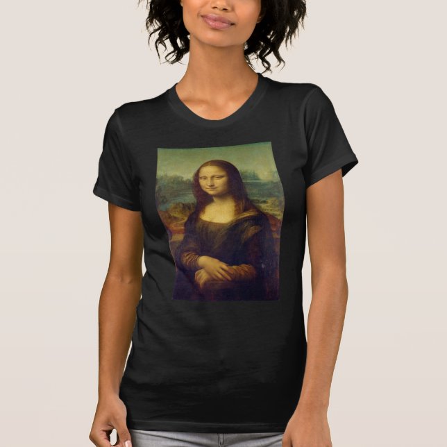 The Mona Lisa La Joconde by Leonardo Da Vinci T-Shirt (Front)