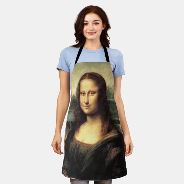 The Mona Lisa Leonardo da Vinci     Apron (Worn)