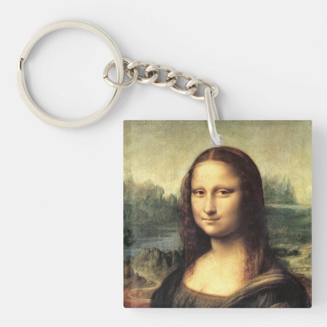 The Mona Lisa Leonardo da Vinci   Key Ring (Front)