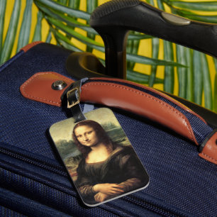 The Mona Lisa Leonardo da Vinci Luggage Tag