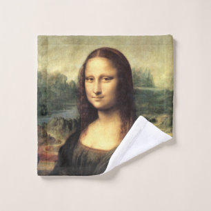 The Mona Lisa Leonardo da Vinci Wash Cloth