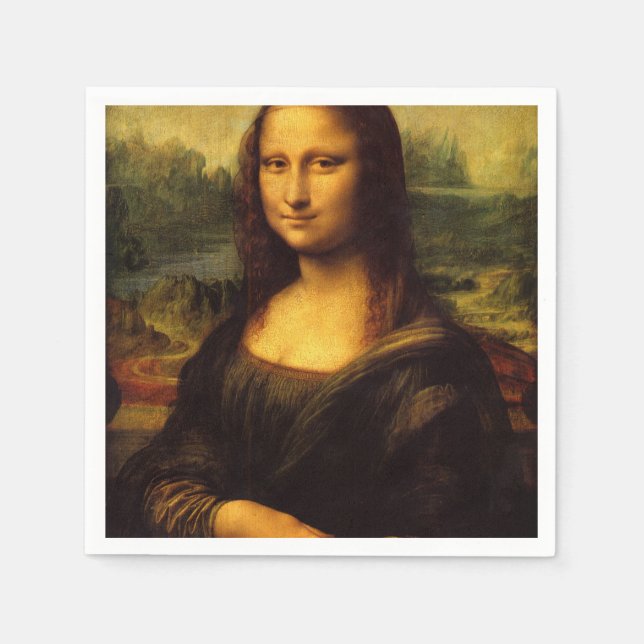 The Mona Lisa Napkin (Front)