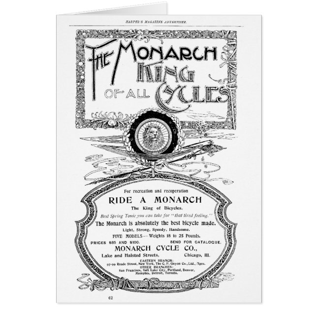 The Monararch King of all Cycles (Front)