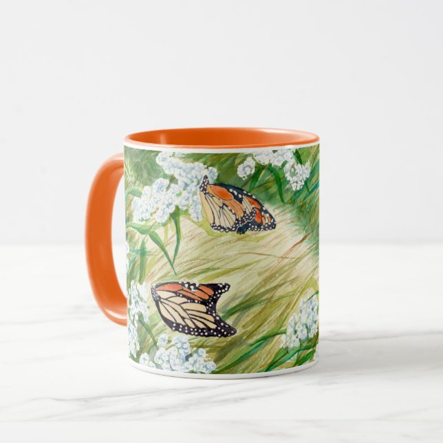The Monarch Butterfly Coffee Mug (Front Left)