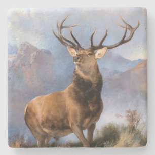 The Monarch of the Glen Stone Coaster