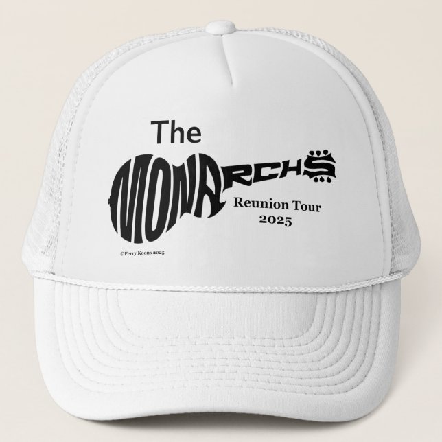 The Monarch’s Reunion Tour Gat  Trucker Hat (Front)