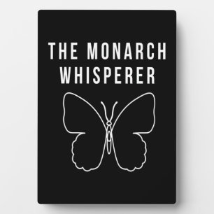 The Monarch Whisperer Plaque
