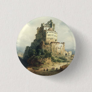 The Monastery of San Michele, Italy 3 Cm Round Badge