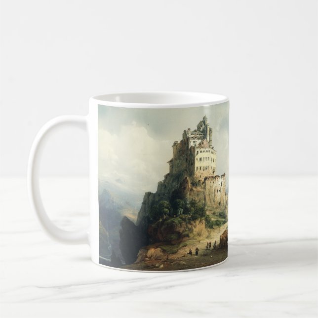 The Monastery of San Michele, Italy Coffee Mug (Left)