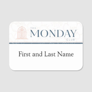 The Monday Club Classic Name Tag