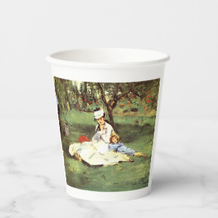 The Monet family in their garden Edouard Manet Paper Cups
