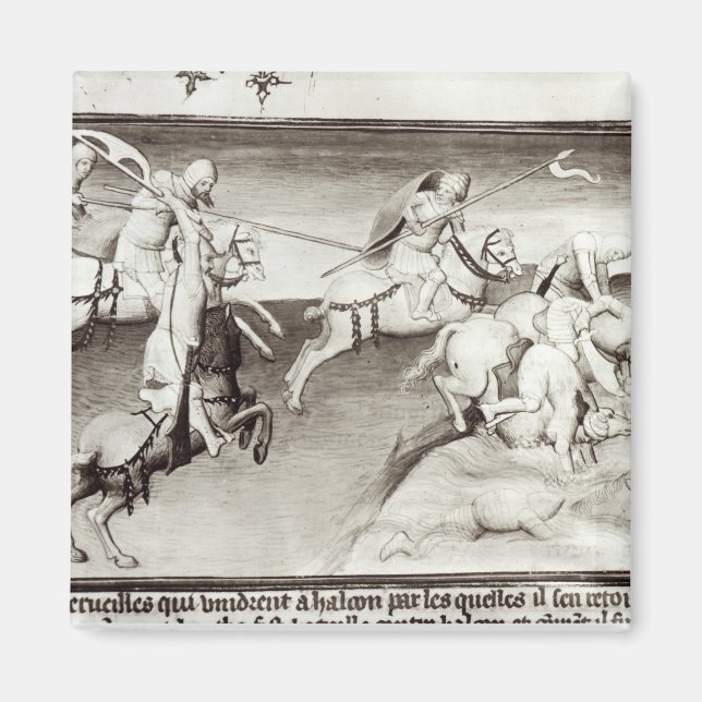 The Mongol leader, Hulagu, khan of the Ilkhanate Magnet (Front)