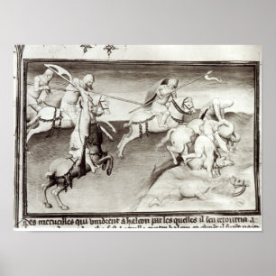 The Mongol leader, Hulagu, khan of the Ilkhanate Poster