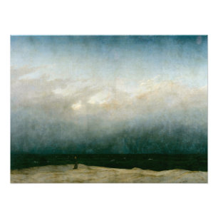 The Monk by the Sea by Caspar David Friedrich Photo Print