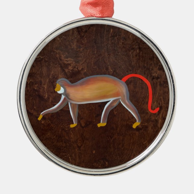 The Monkey 2009 Metal Tree Decoration (Front)