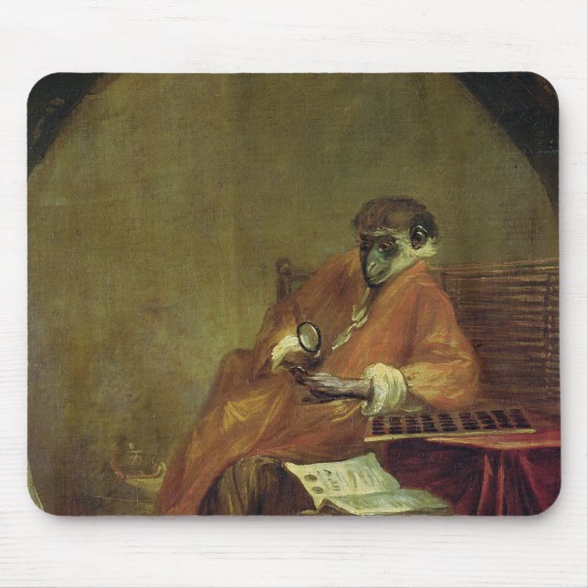 The Monkey Antiquarian, 1740 Mouse Pad (Front)