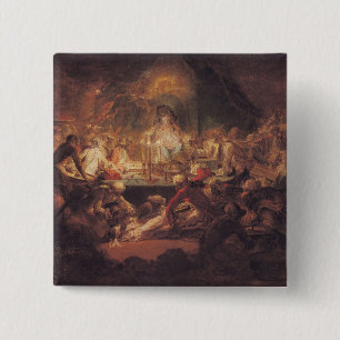 The Monkey Freemasons 15 Cm Square Badge