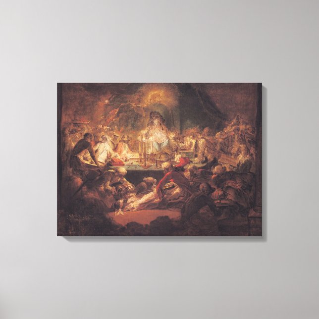 The Monkey Freemasons Canvas Print (Front)